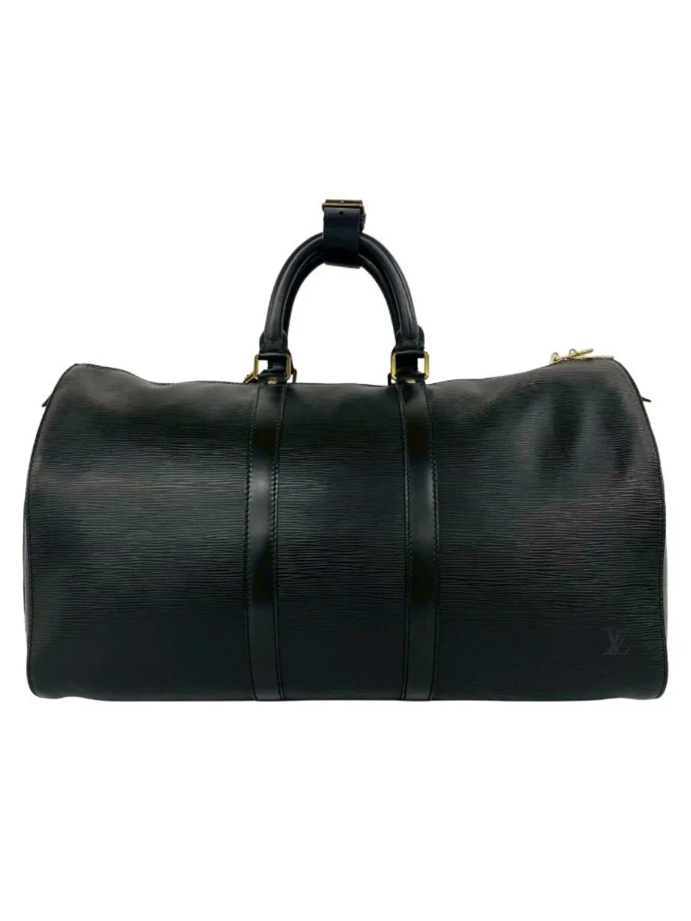 Louis Vuitton Vintage Keepall Epi Leather Boston Bag Noir